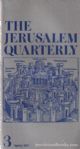 41414 The Jerusalem Quarterly ; Number Three, Spring 1977